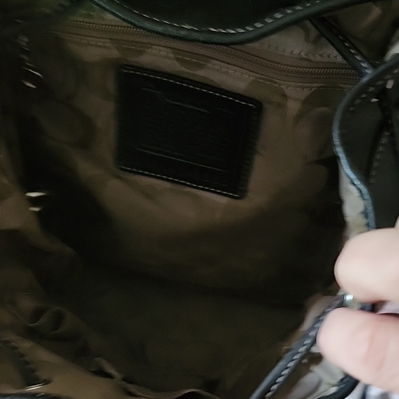 Coach Black Backpack with Minimalist Design - Picture 5 of 6